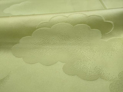 平和屋着物■上質な小紋　重ね雲地紋　暈し染め　正絹　逸品　DABK3450qa