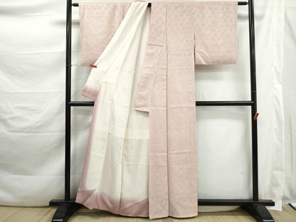 平和屋着物■大変加工の良い総絞り小紋　正絹　逸品　DABK3472qa