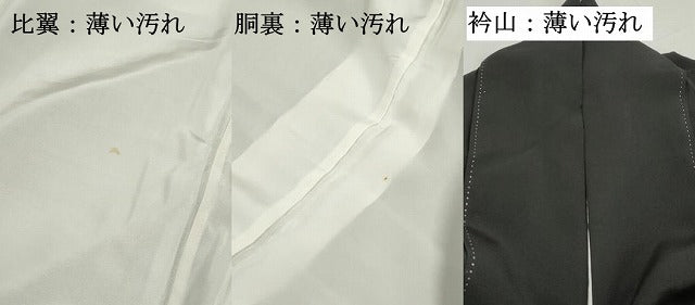 平和屋着物■豪華黒留袖　作家物　風景樹林文　金銀彩　正絹　逸品　DABK3489qa