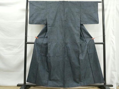 平和屋着物■本場大島紬　7マルキ　風景花文　正絹　逸品　DABK3496ya