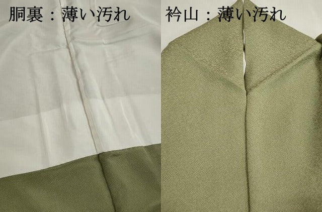平和屋着物■伝統工芸師　服部光擴　江戸小紋　鮫小紋柄　正絹　逸品　DABK3500qa