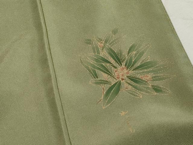 平和屋着物■伝統工芸師　服部光擴　江戸小紋　鮫小紋柄　正絹　逸品　DABK3500qa
