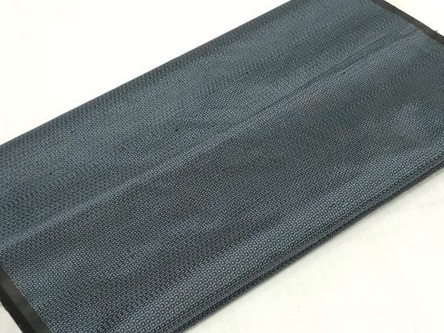 平和屋着物▼男性　大島紬　反物　着尺　アンサンブル　100亀甲　総詰め　キングサイズ　逸品　未使用　DABK3524zy