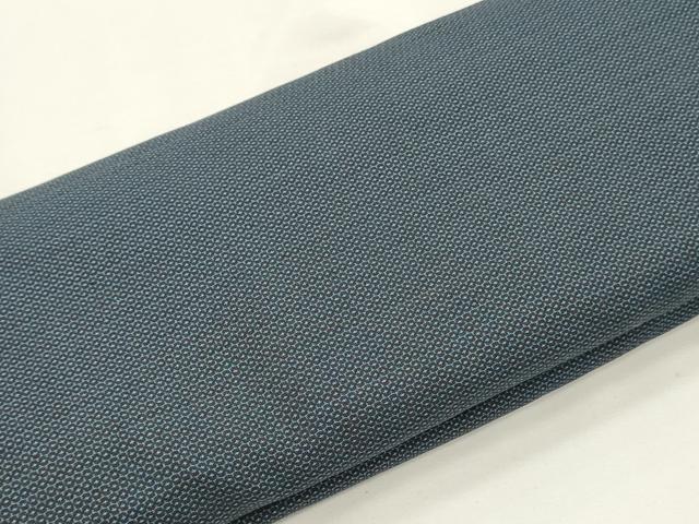 平和屋着物▼男性　紬　反物　着尺　アンサンブル　120亀甲　総詰め　キングサイズ　逸品　未使用　DABK3547zy