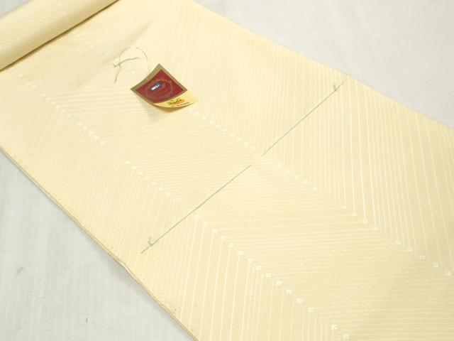 平和屋着物▼長襦袢　反物　着尺　幾何学文　東レシルック　洗える着物　未使用　DABK3659zy