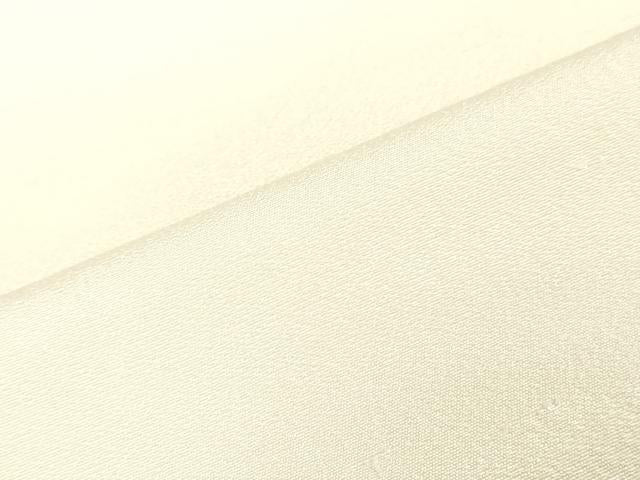 平和屋着物▼羽織・コート　白生地　反物　羽尺　生成り色　逸品　未使用　DABK3728zy