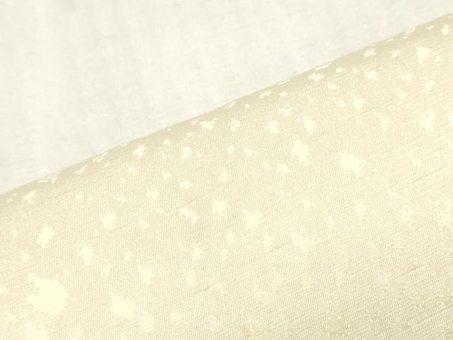 平和屋着物▼白生地　反物　着尺　霞地紋　生成り色　逸品　未使用　DABK3730zy