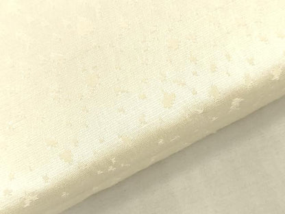 平和屋着物▼白生地　反物　着尺　霞地紋　生成り色　逸品　未使用　DABK3730zy