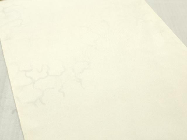 平和屋着物▼白生地　反物　着尺　生成り色　逸品　未使用　DABK3759zy