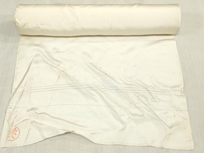 平和屋着物▼白生地　反物　着尺　生成り色　逸品　未使用　DABK3766zy