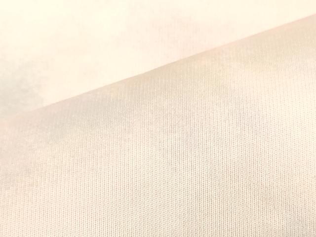 平和屋着物▼西陣　名古屋帯　帯反物　ワンポイント螺鈿　霞文　証紙付き　逸品　未使用　DABK3865zy