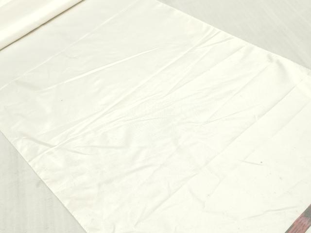 平和屋着物▼白生地　本場大島紬　反物　着尺　生成り色　逸品　未使用　DABK3923zy