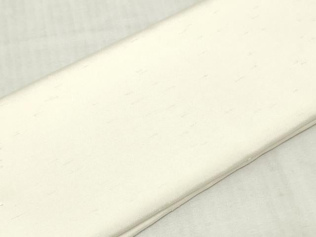 平和屋着物▼白生地　反物　着尺　生成り色　御召縮緬　逸品　未使用　DABK3924zy