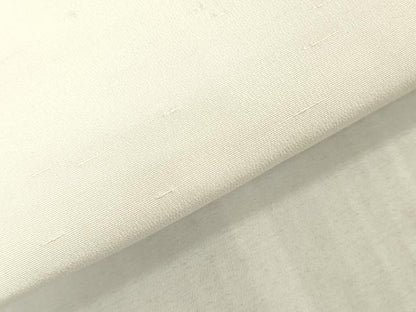 平和屋着物▼白生地　反物　着尺　生成り色　御召縮緬　逸品　未使用　DABK3924zy
