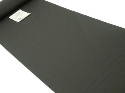 平和屋着物▼黒紋付　黒生地　反物　着尺　藍下黒染　逸品　未使用　DABK3991zy