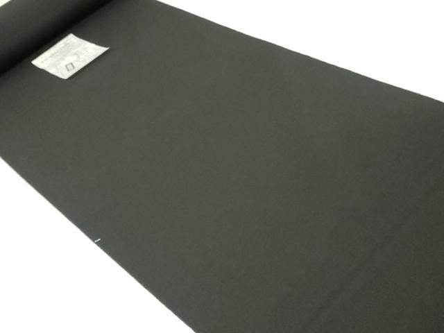 平和屋着物▼黒紋付　黒生地　反物　着尺　藍下黒染　逸品　未使用　DABK3991zy