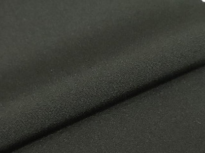 平和屋着物▼黒紋付　黒生地　反物　着尺　藍下黒染　逸品　未使用　DABK3991zy