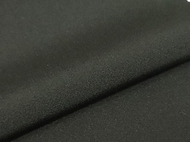 平和屋着物▼黒紋付　黒生地　反物　着尺　藍下黒染　逸品　未使用　DABK3991zy