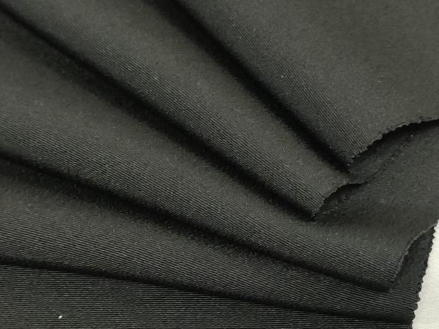 平和屋着物▼黒紋付　黒生地　反物　着尺　藍下黒染　逸品　未使用　DABK3991zy