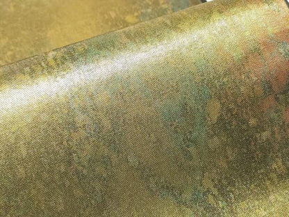 平和屋着物▼六通柄袋帯　霞文　引箔　正絹　逸品　DABK4311az