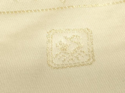 平和屋着物▼六通柄袋帯　鴛海南　博多織　百寿図　金糸　共箱付き　正絹　逸品　DABK4400az