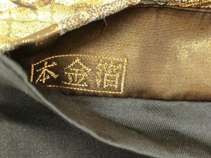 平和屋本店▼六通柄袋帯　奈良室生寺　本金箔　正絹　逸品　DABK5548sf
