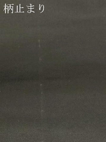 平和屋本店▼六通柄袋帯　秋草鎧文　黒地　本金箔　正絹　逸品　DABK5603sf