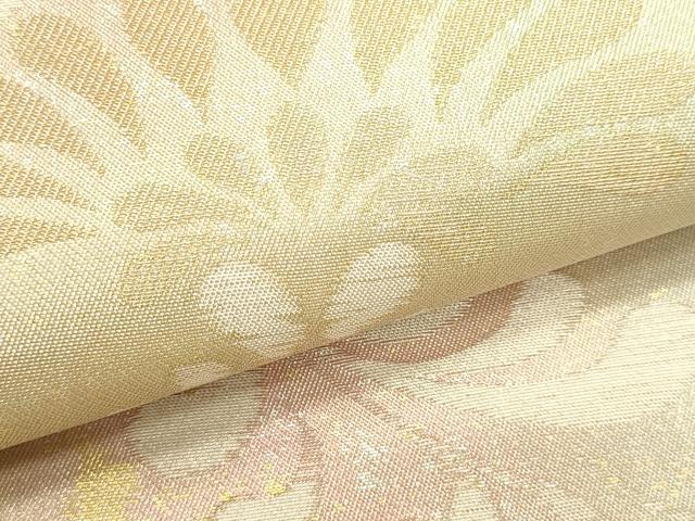 平和屋着物●創業280年　誉田屋源兵衛　六通柄袋帯　織匠宗近錦　唐草文　本金　正絹　逸品　DABK5628sf