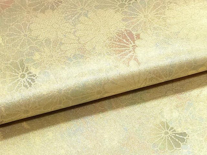 平和屋本店▼六通柄袋帯　貴妃　舞花文　彩煌箔　本金　正絹　逸品　DABK5752sf