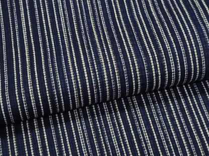 平和屋着物∴夏物　浴衣　手縫い　縞　綿　逸品　DABK5902sf
