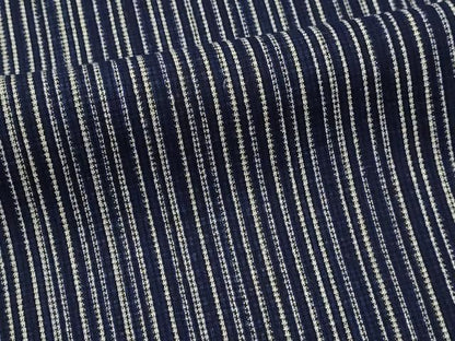 平和屋着物∴夏物　浴衣　手縫い　縞　綿　逸品　DABK5902sf