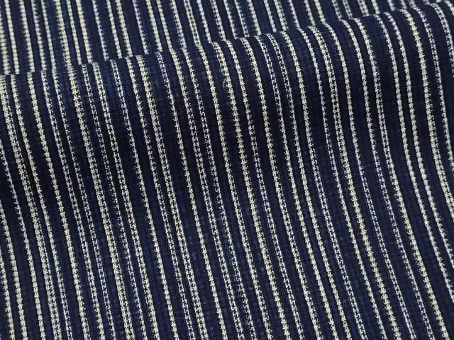 平和屋着物∴夏物　浴衣　手縫い　縞　綿　逸品　DABK5902sf