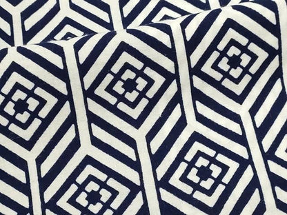 平和屋着物∴夏物　男性　浴衣　手縫い　菱間道　綿　逸品　DABK5910sf