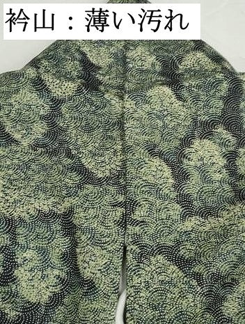 平和屋着物■上質な小紋　樹林文　正絹　逸品　DABK6021qa