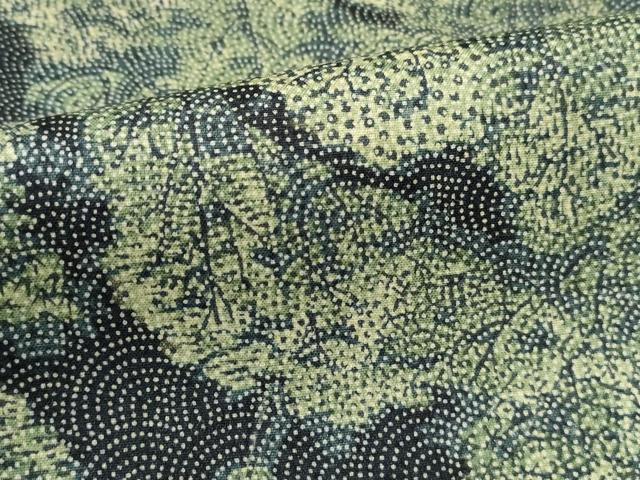 平和屋着物■上質な小紋　樹林文　正絹　逸品　DABK6021qa