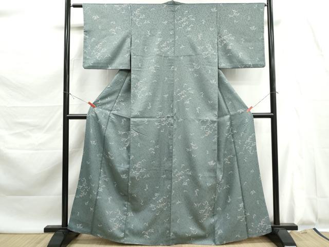 平和屋着物■小紋　稲穂文　洗える着物　DABK6027qa