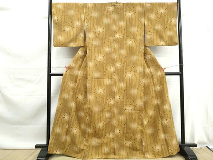 平和屋着物■小紋　箔散らし抽象文　暈し染め　洗える着物　DABK6029qa