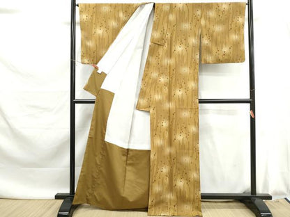 平和屋着物■小紋　箔散らし抽象文　暈し染め　洗える着物　DABK6029qa