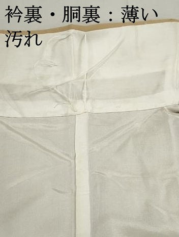 平和屋着物■上質な色無地　大名行列地紋　丁字色　正絹　逸品　DABK6076qa