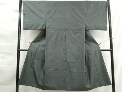 平和屋着物■男性　本場大島紬　80亀甲　総詰め　正絹　逸品　DABK6106qa