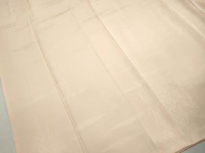 平和屋着物■上質な色無地　風景地紋　薄香色　正絹　逸品　DABK6111qa