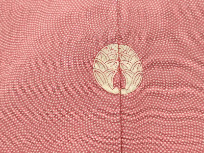平和屋着物■江戸小紋　鮫小紋柄　青波作　正絹　逸品　DABK6118qa