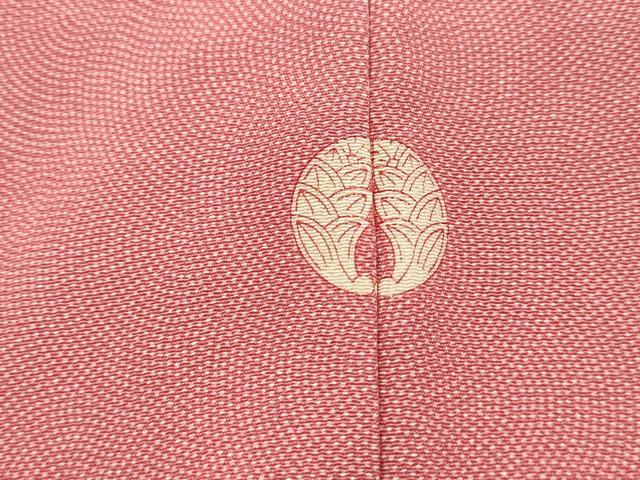 平和屋着物■江戸小紋　鮫小紋柄　青波作　正絹　逸品　DABK6118qa
