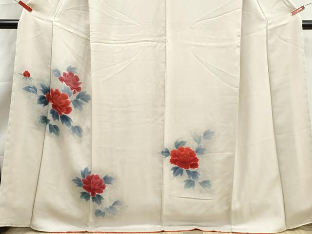 平和屋着物■訪問着　牡丹文　暈し染め　金彩　正絹　逸品　未使用　DABK6120qa