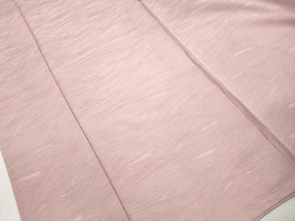 平和屋着物■上質な色無地　立波地紋　撫子色　正絹　逸品　DABK6131qa