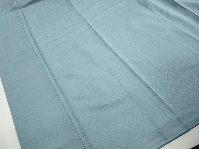平和屋着物■上質な色無地　湊鼠色　正絹　逸品　DABK6137qa
