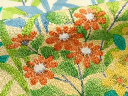 平和屋着物■上質な小紋　草花文　暈し染め　正絹　逸品　DABK6143qa