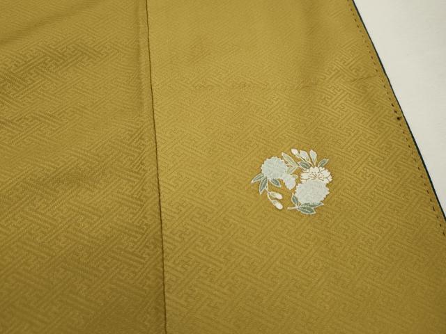 平和屋着物■上質な小紋　花丸文　金彩　正絹　逸品　DABK6151qa