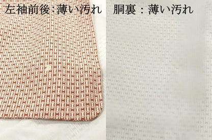 平和屋着物■江戸小紋　抽象間道　正絹　逸品　DABK6152qa