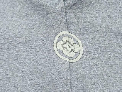 平和屋着物■上質な色無地　霞地紋　紫水晶色　正絹　逸品　DABK6153qa